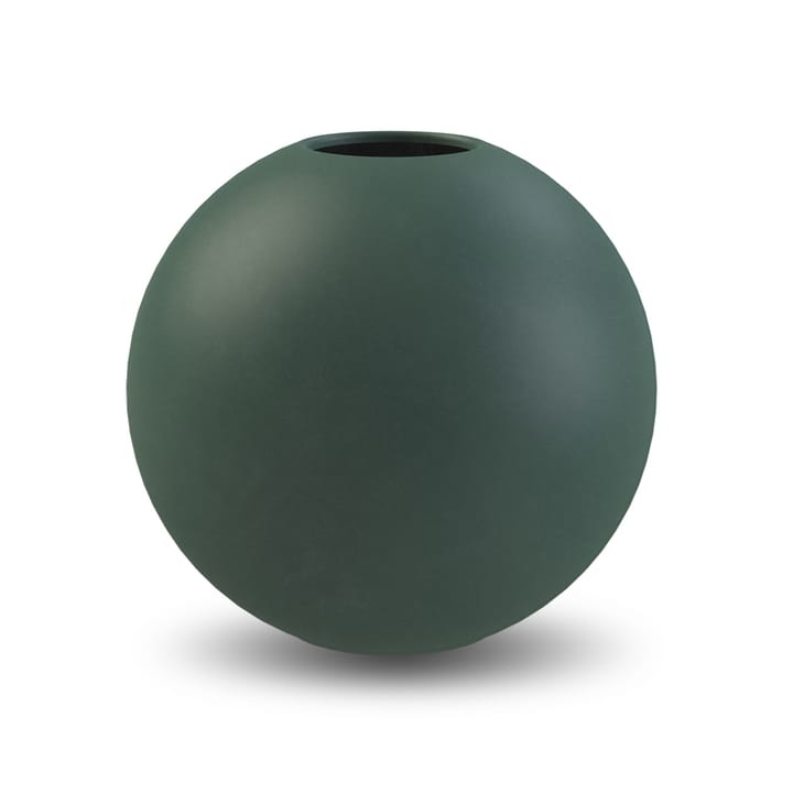 Vase vert foncé Ball - 20 cm - Cooee Design