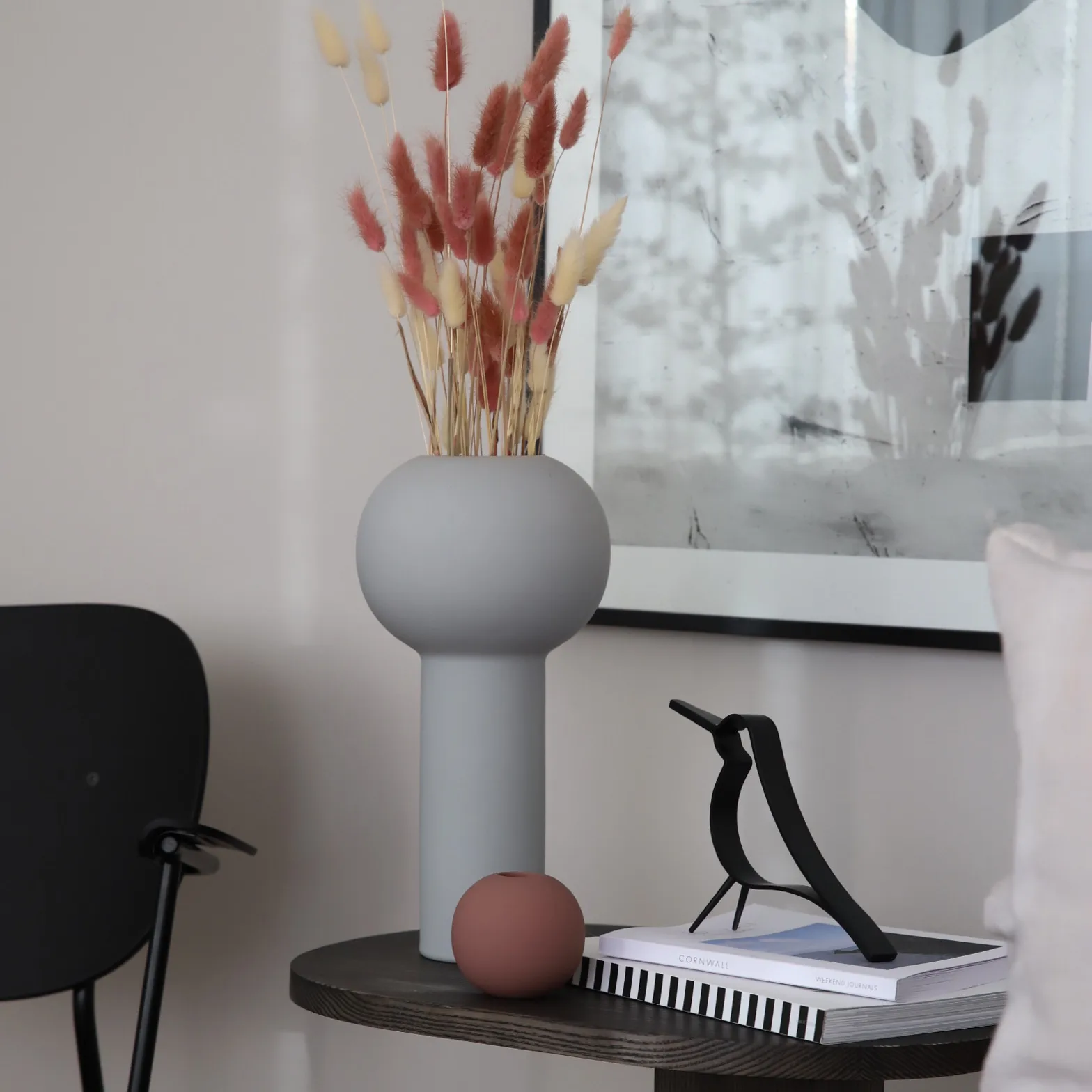 Woody Bird Petit, Chêne peint noir Cooee Design