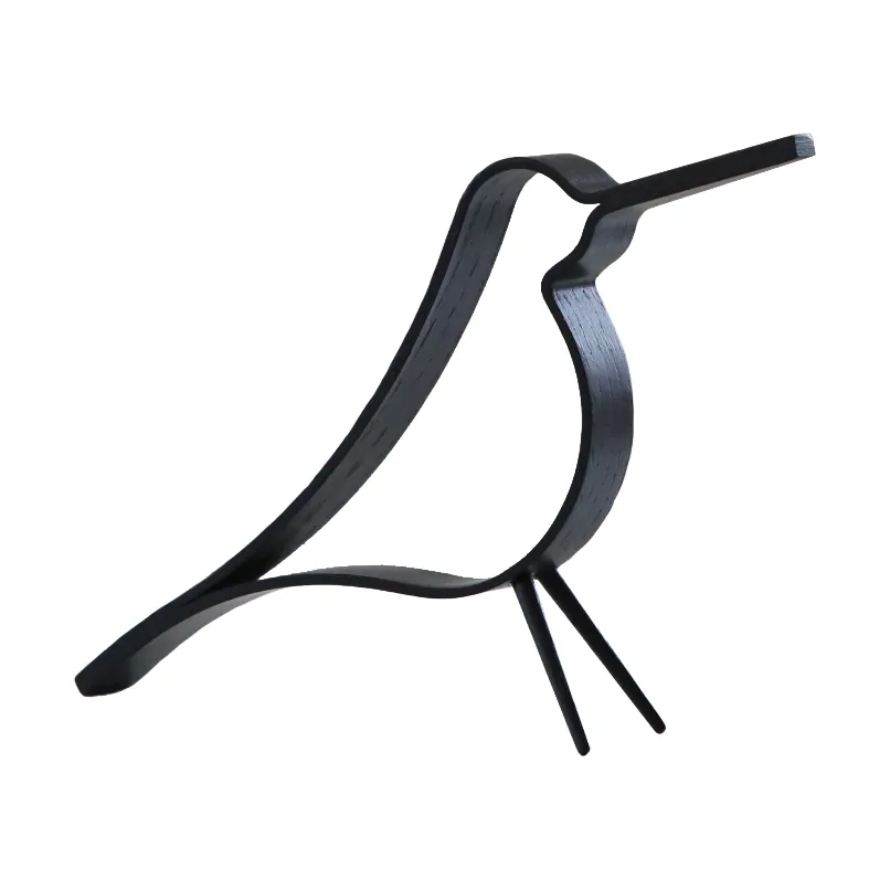 Woody Bird Petit, Chêne peint noir Cooee Design
