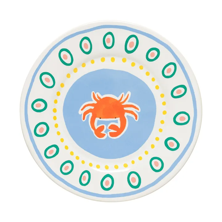 Assiette à dessert Summer Bliss - Crab, Ø22 cm - Costa Nova