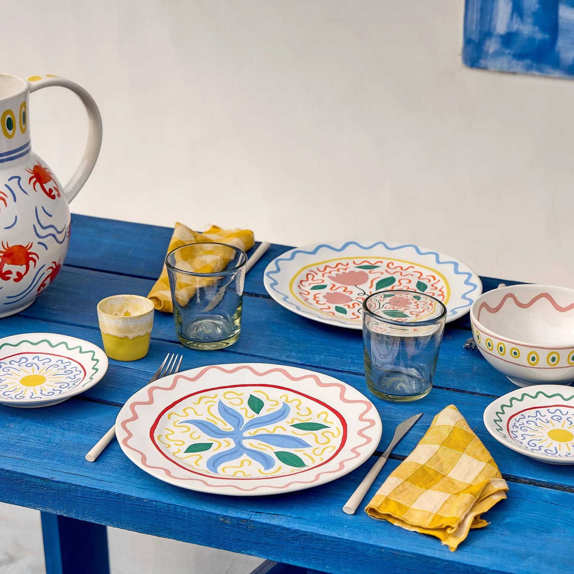 Assiette plate Summer Bliss, Comporta, Ø24 cm Costa Nova