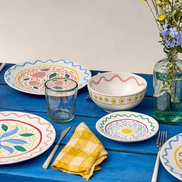 Assiette Summer Bliss - Sun, Ø16,3 cm - Costa Nova