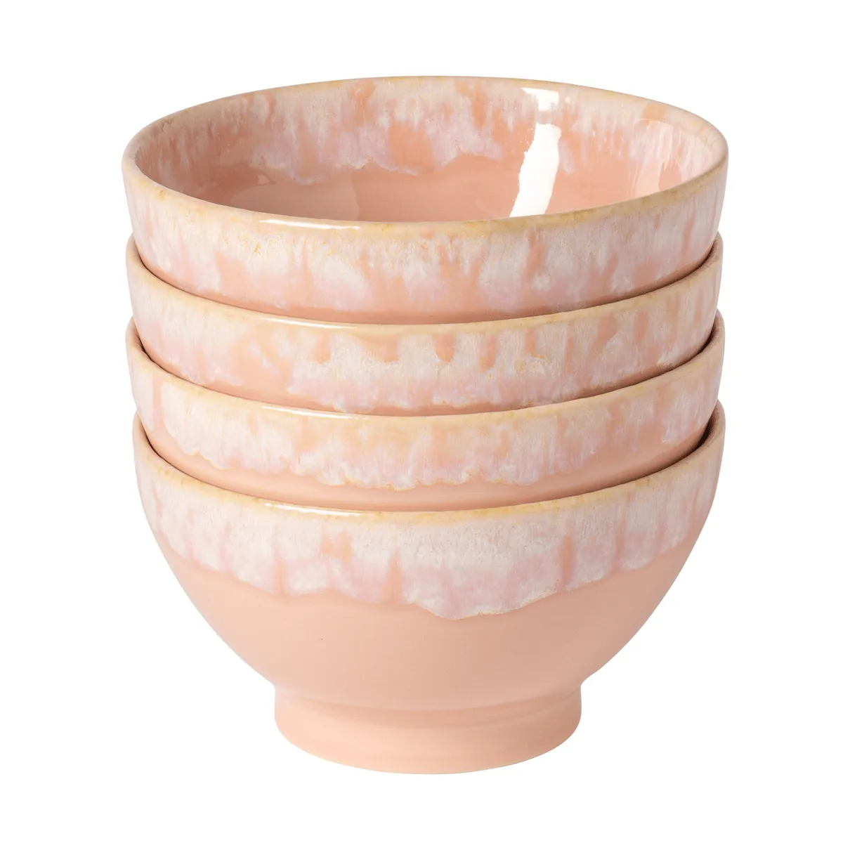 Bol Latte, Rose, 55 cl, Lot de 4 Costa Nova