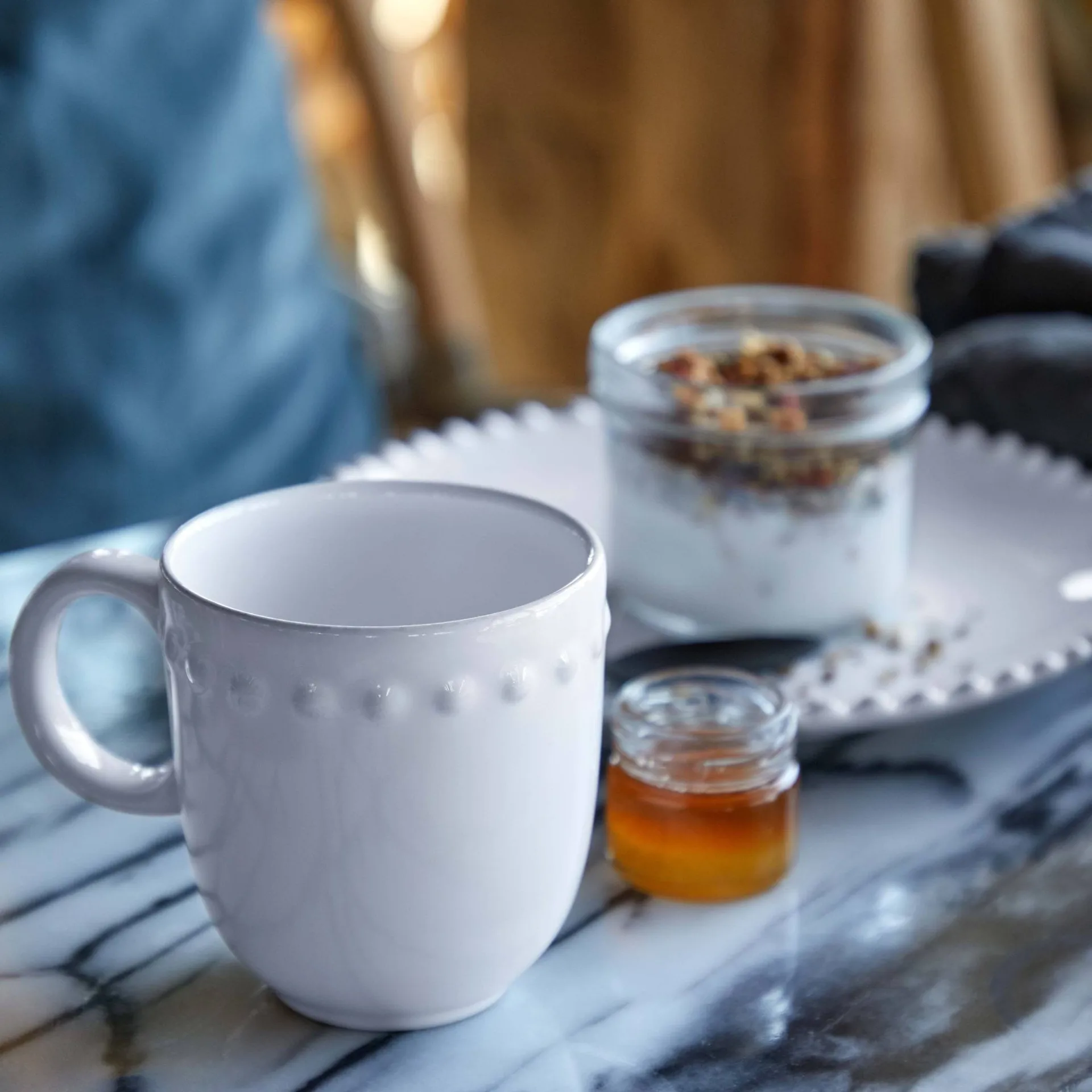 Mug Pearl, Blanc, 37 cl Costa Nova