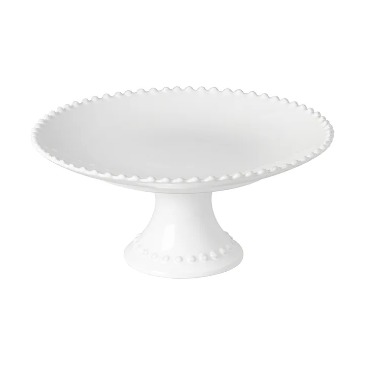 Plat à gâteau Pearl - Blanc, Ø28,4 cm - Costa Nova