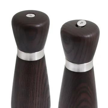 Moulin à épices Kyoto - glaçure brown, frêne FSC, 17 cm - Crushgrind