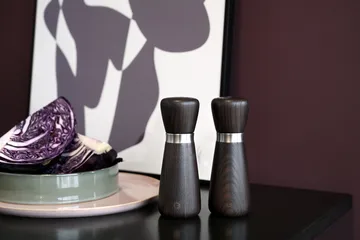 Moulin à épices Kyoto - glaçure brown, frêne FSC, 17 cm - Crushgrind