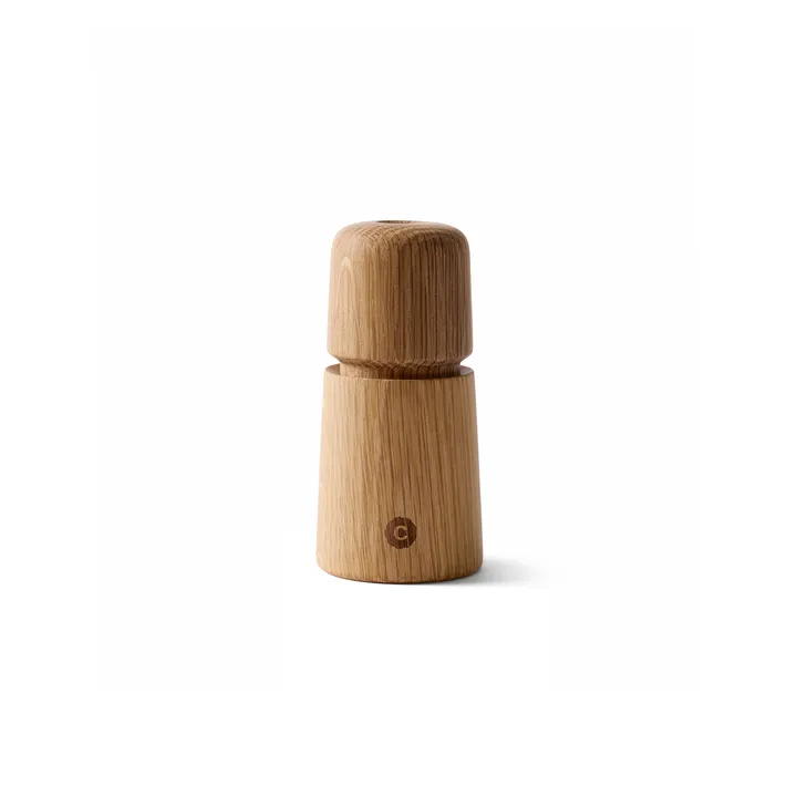 Moulin à épices Stockholm - Naturel, chêne FSC, 11 cm - Crushgrind