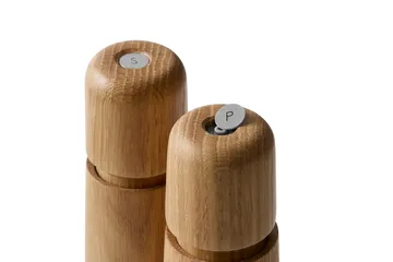 Moulin à épices Stockholm - Naturel, chêne FSC, 11 cm - Crushgrind