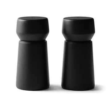 Set de moulin à sel et poivre Amsterdam - Black, hêtre FSC, 2 pièces - Crushgrind