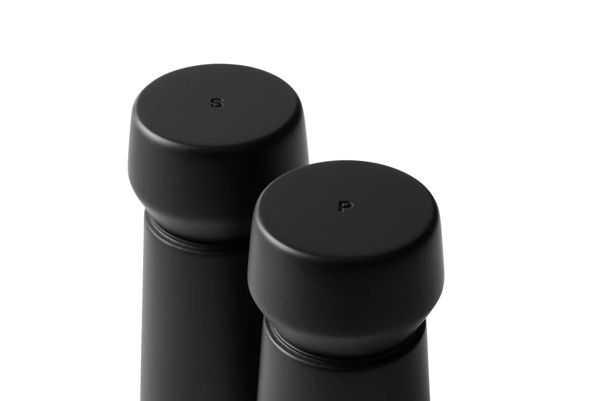 Set de moulin à sel et poivre Amsterdam, Black, hêtre FSC, 2 pièces Crushgrind