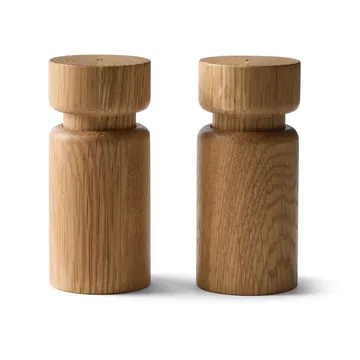 Set de moulin à sel et poivre Helsinki - Oak, mini, 2 pièces - Crushgrind