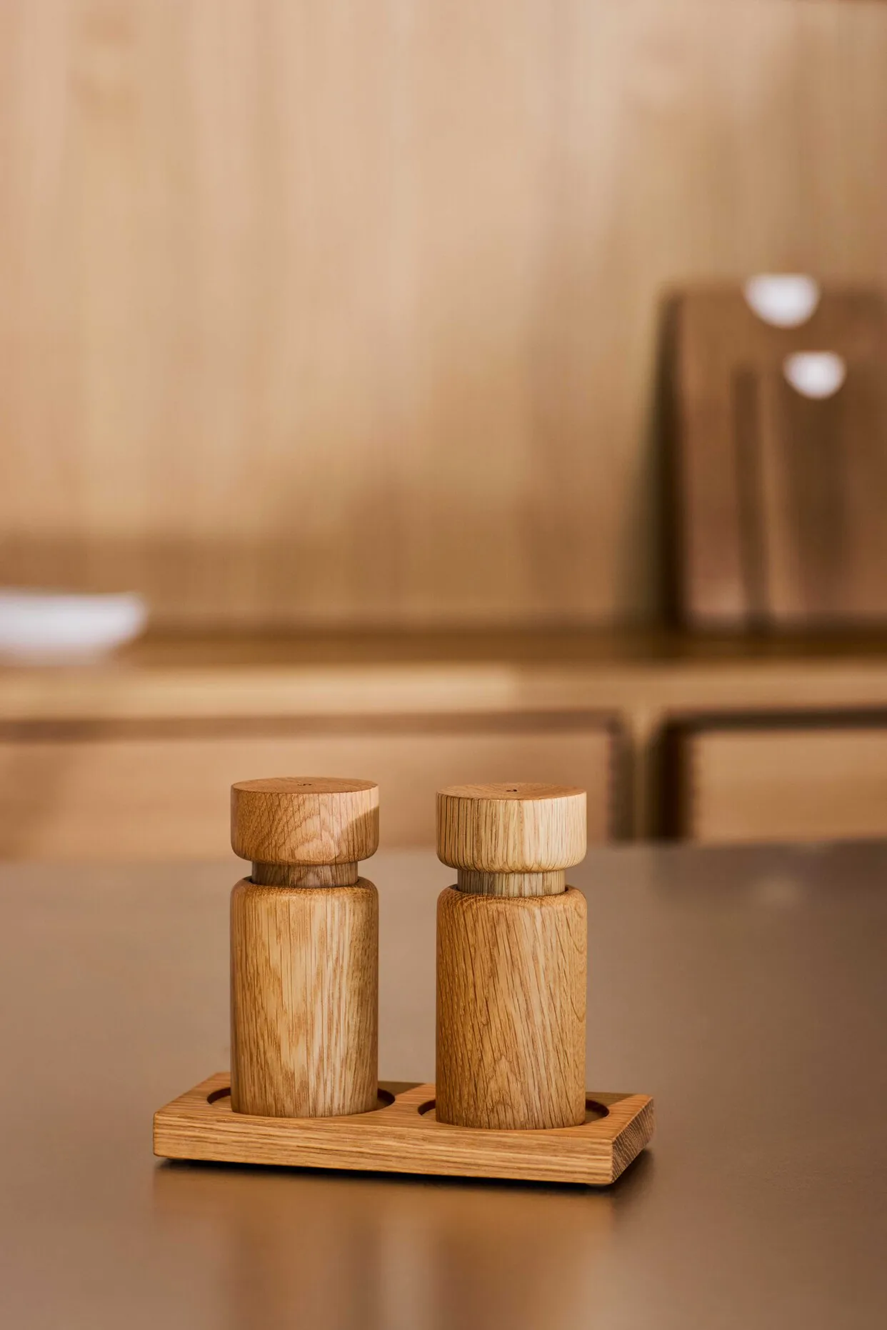 Set de moulin à sel et poivre Helsinki, Oak, mini, 2 pièces Crushgrind