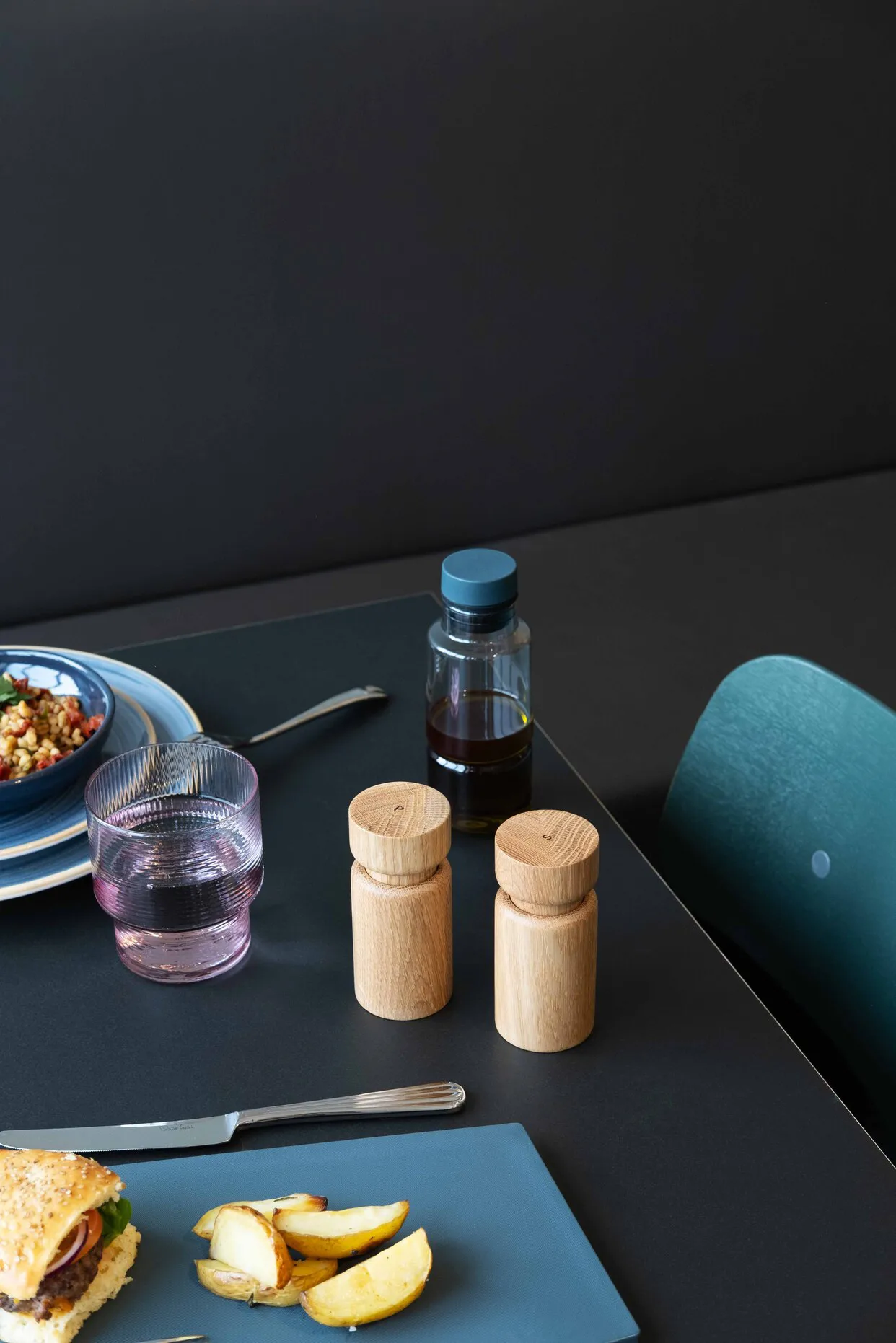Set de moulin à sel et poivre Helsinki, Oak, mini, 2 pièces Crushgrind