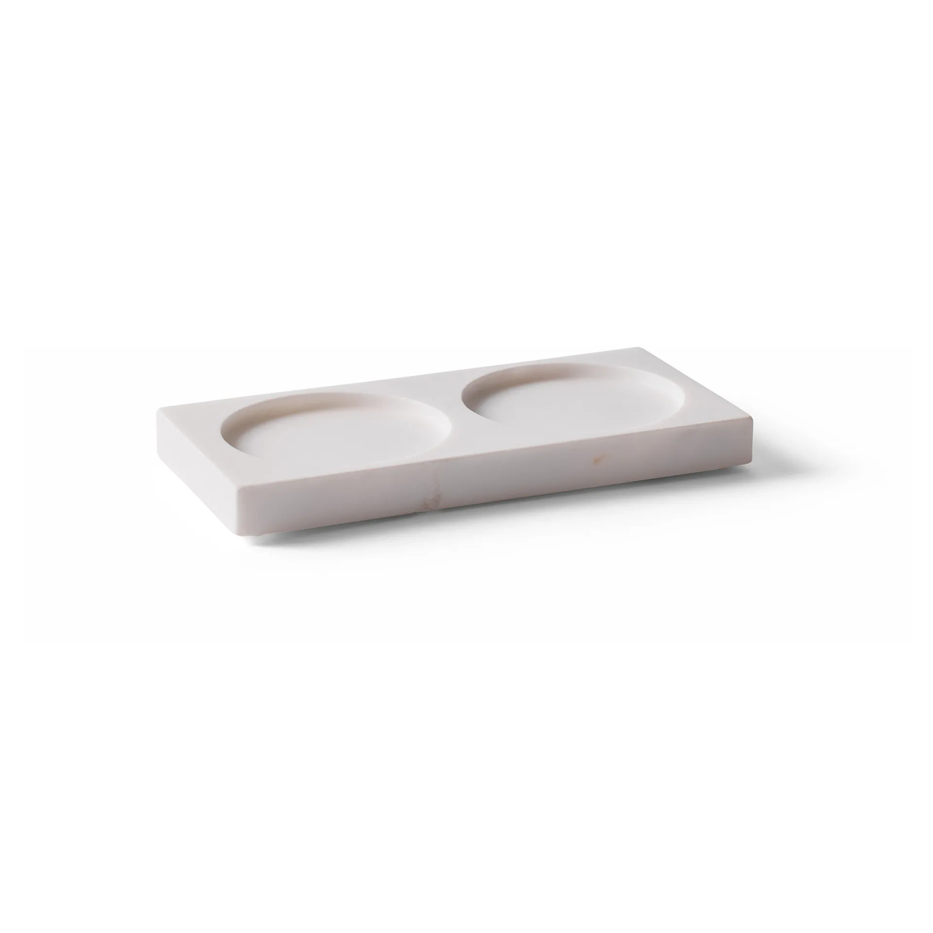 Support pour moulin à épices Tabletopper, marbre blanc Crushgrind