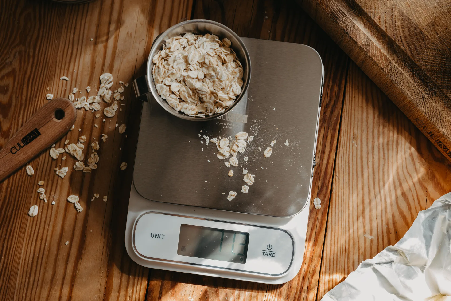 Balance de cuisine digitale étanche, Blanc-argent Culimat