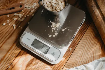 Balance de cuisine digitale étanche - Blanc-argent - Culimat