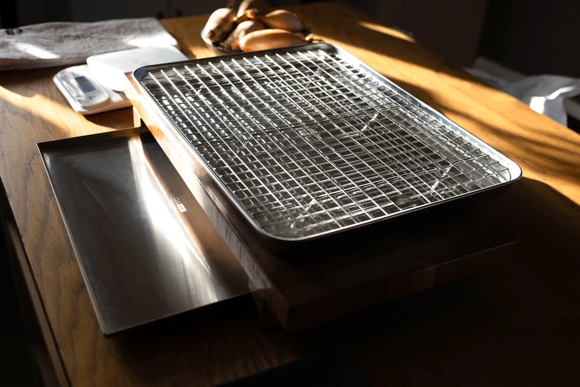 Plaque gastro Culimat avec grille de refroidissement, Acier inoxydable, 40,5x30,5 cm Culimat