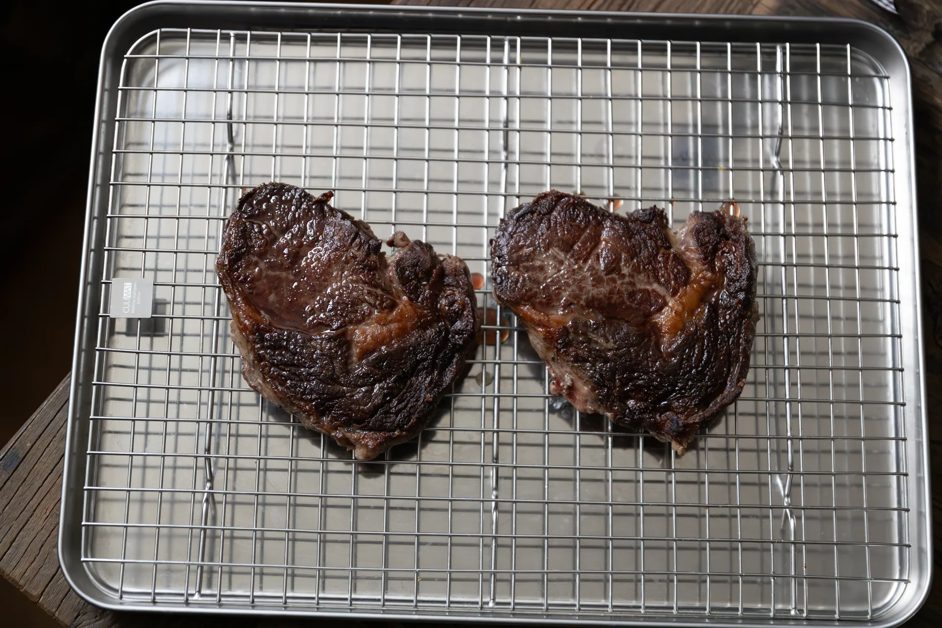 Plaque gastro Culimat avec grille de refroidissement, Acier inoxydable, 40,5x30,5 cm Culimat
