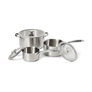 Set de casseroles Culimat - Acier inoxydable, 3 pièces - Culimat