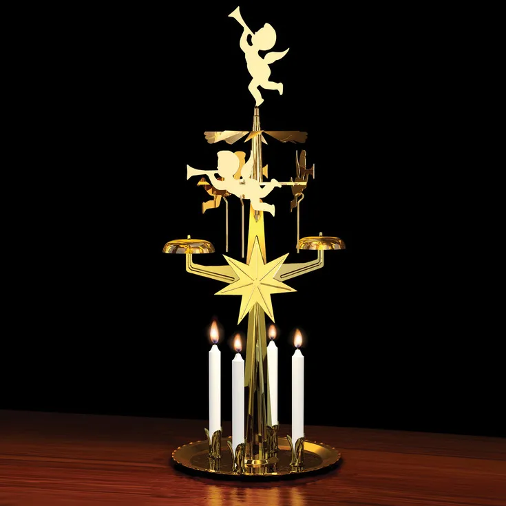Carillon d'anges original, Laiton, 28 cm Dala Industrier