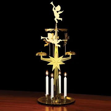 Carillon d'anges original - Laiton, 28 cm - Dala Industrier