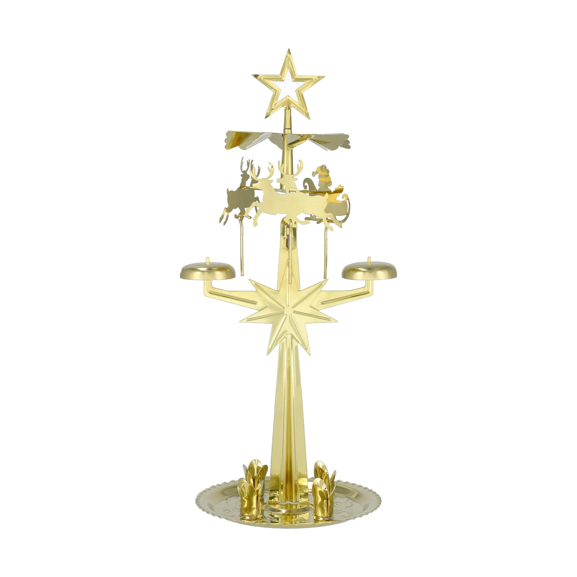 Carillon de Noël original avec des anges, Laiton Dala Industrier