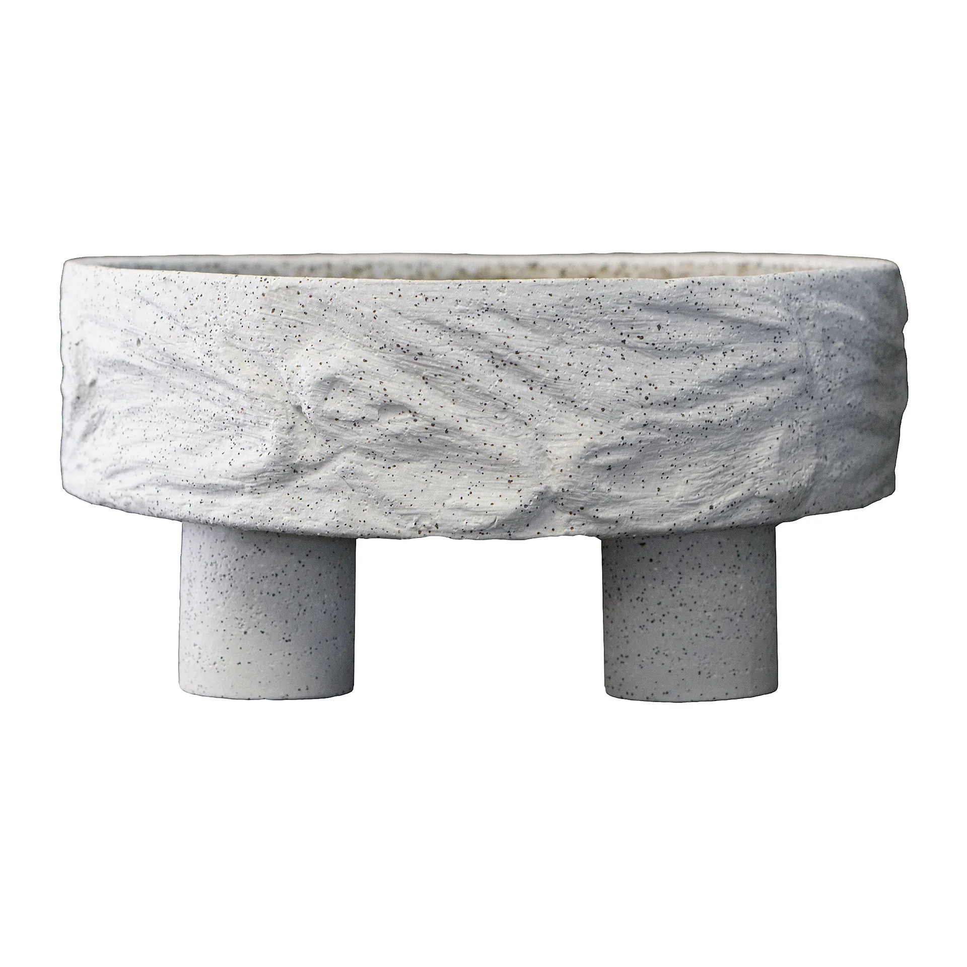 Assiette sur pied Clay plate Ø25 cm, Sable DBKD