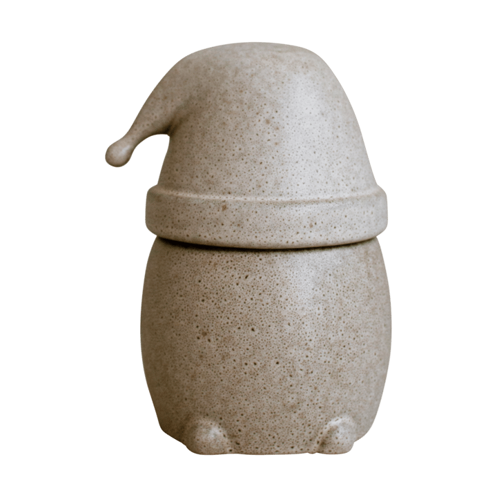 Bocal avec couvercle Eating Santa grand - Beige - DBKD