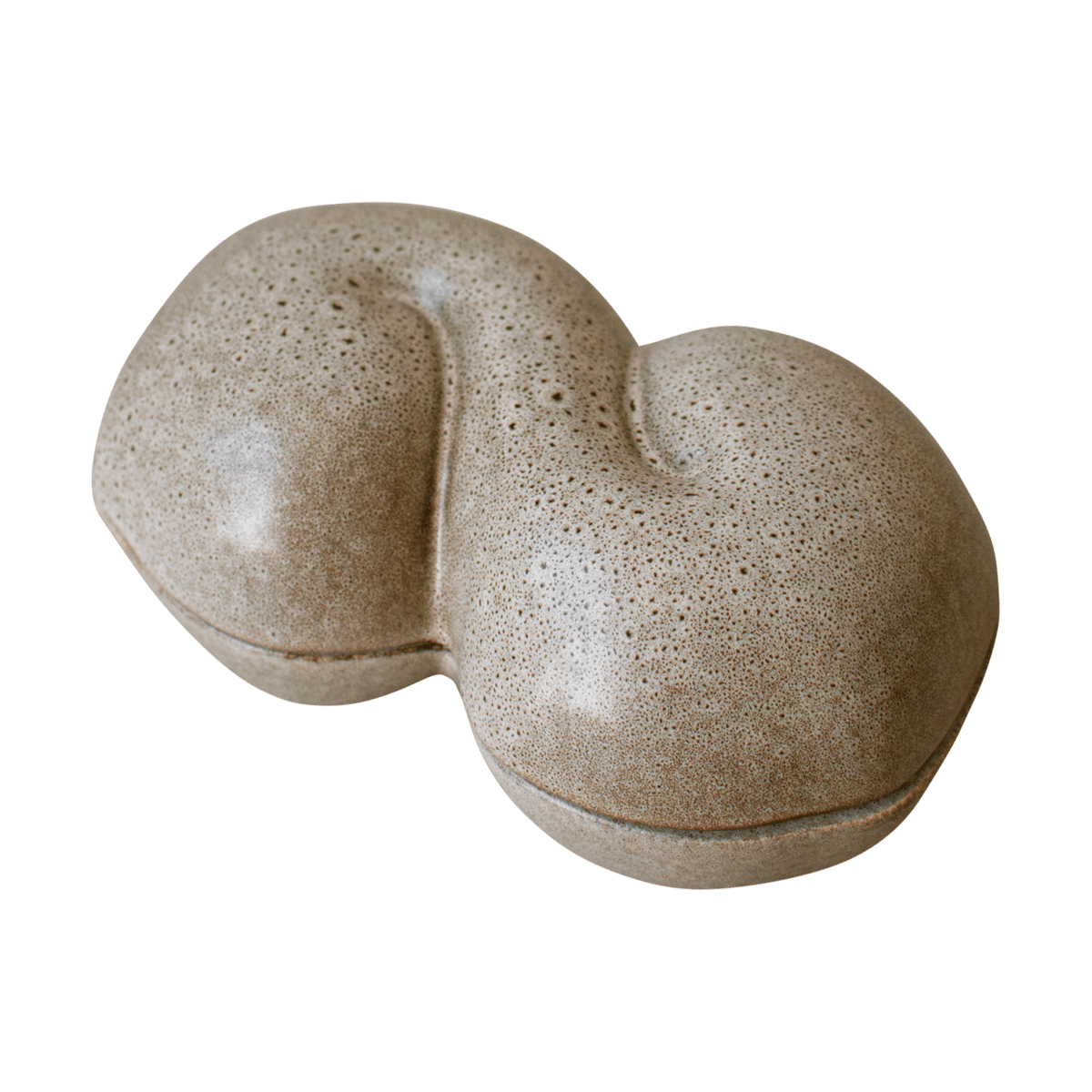DBKD Bol avec couvercle Bun 11x18 cm Beige | Design Scandinave | Bols décoratifs | Beige