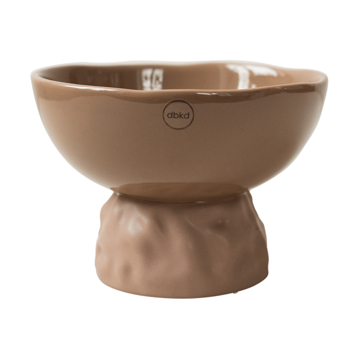 DBKD Bol Base Dome o20 cm Nougat | Design Scandinave | Bols décoratifs | Marron