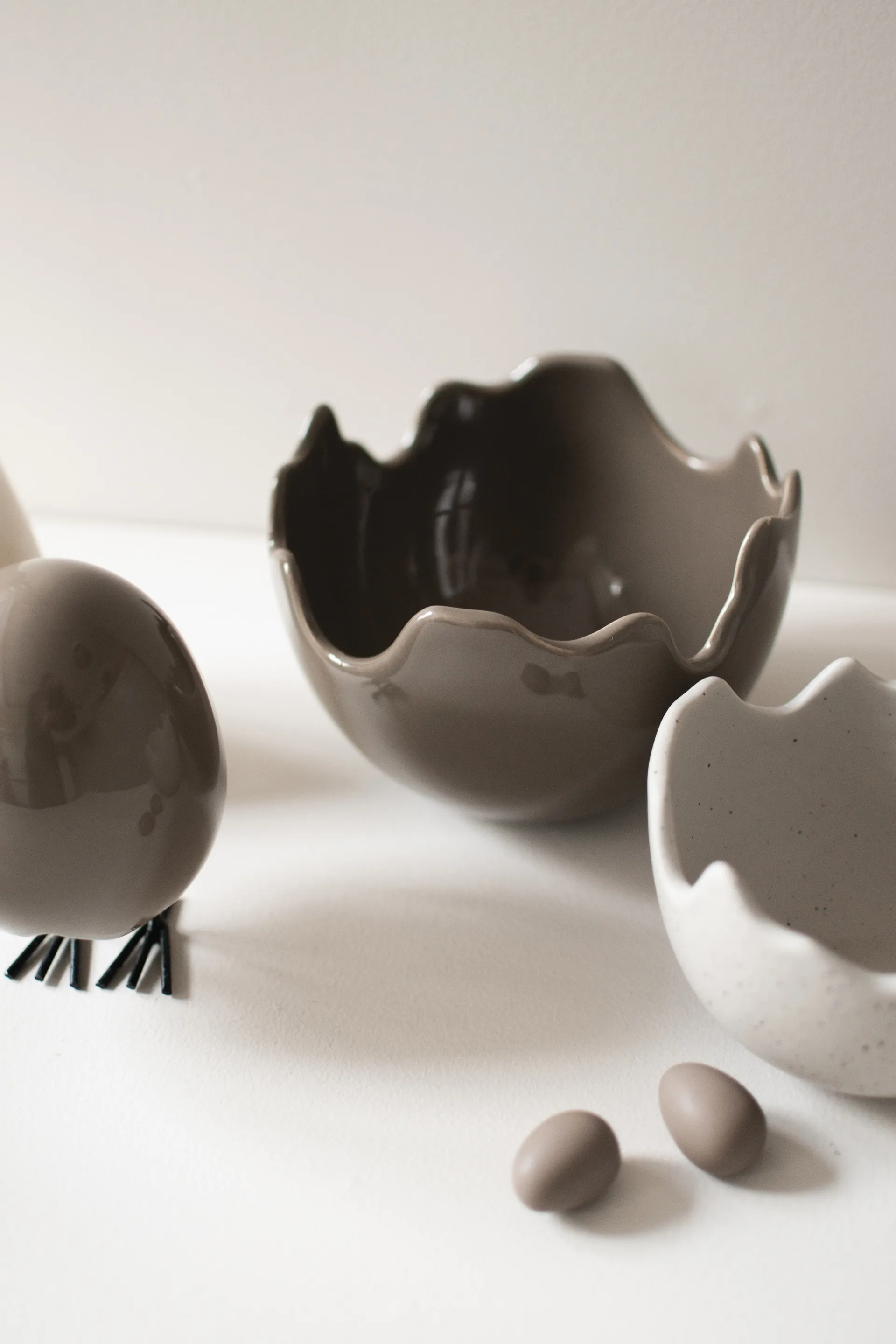 Bol Happy Easter Coquille d'œuf large, Shiny dust DBKD