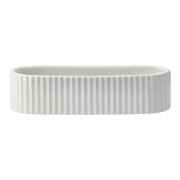 Bougeoir de l'avent Stripe 30 cm - Shiny white - DBKD