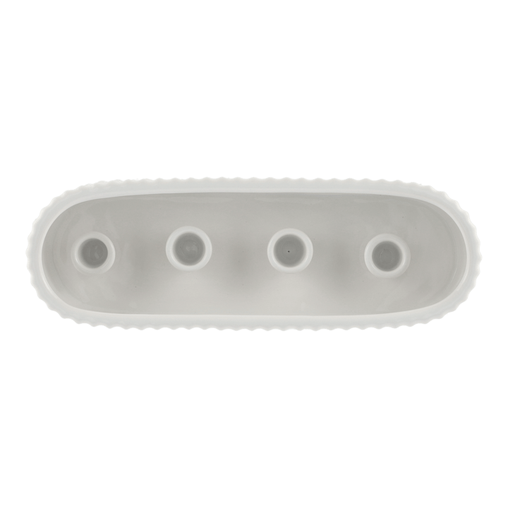 Bougeoir de l'avent Stripe 30 cm, Shiny white DBKD