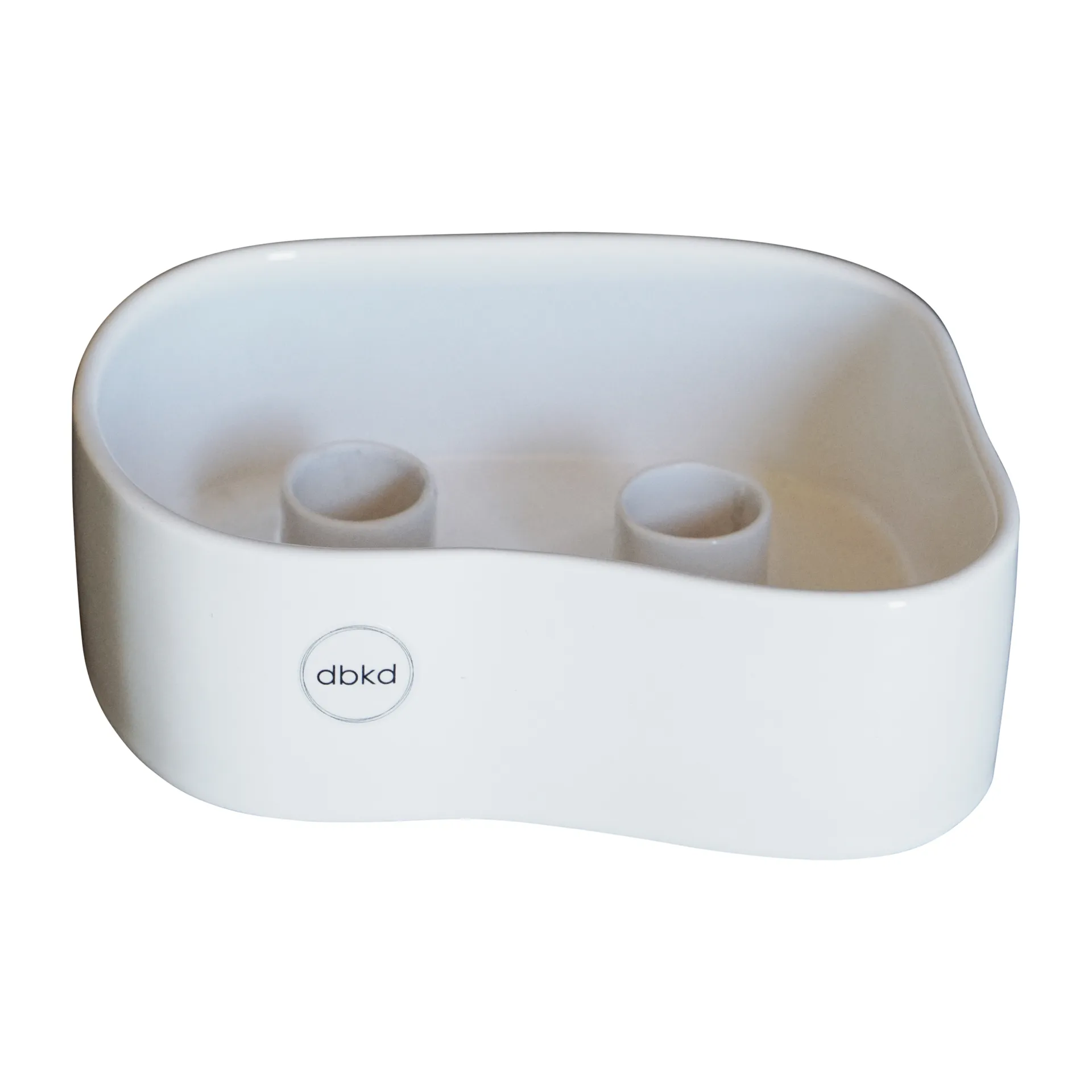 Bougeoir Fill me up 15 cm, Shiny white DBKD