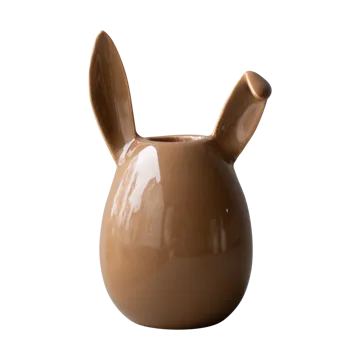 Bougeoir Rabbit 13 cm - Noisette brillante - DBKD