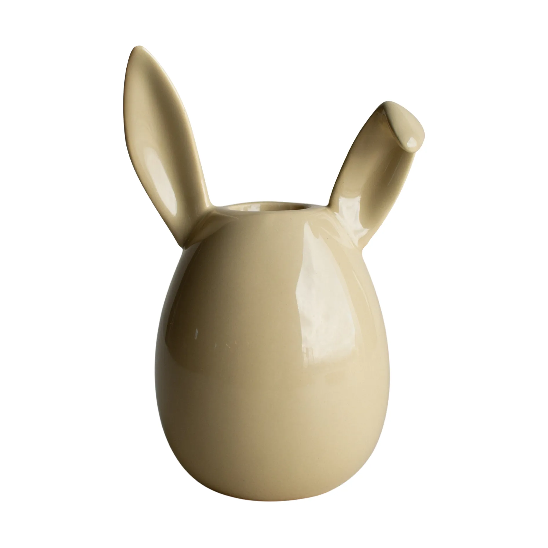 Bougeoir Rabbit 13 cm, Shiny yellow DBKD