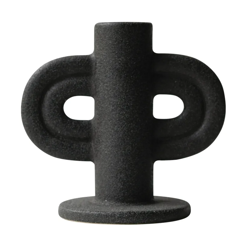 Bougeoir Swirl Similar, Black DBKD