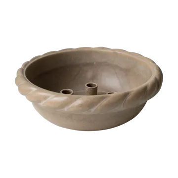 Bougeoir Twine plate Ø30 cm - Beige - DBKD