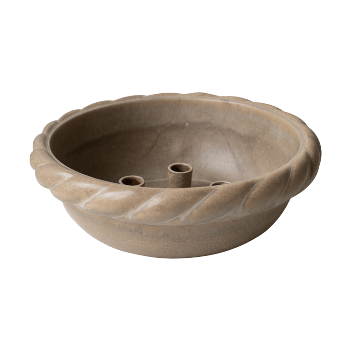 Bougeoir Twine plate Ø30 cm - Beige - DBKD