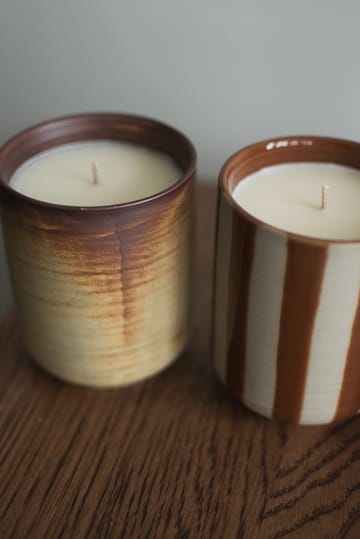 Bougie parfumée Burn 60 h - Creme-brown - DBKD