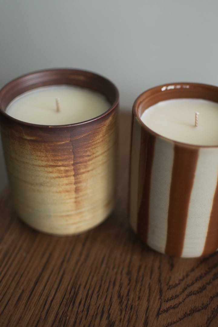 Bougie parfumée Burn 60 h, Creme-brown DBKD