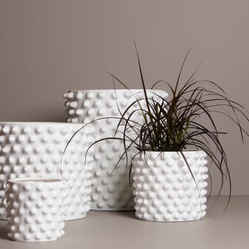 Cache-pot blanc mat Cloudy - grand - DBKD