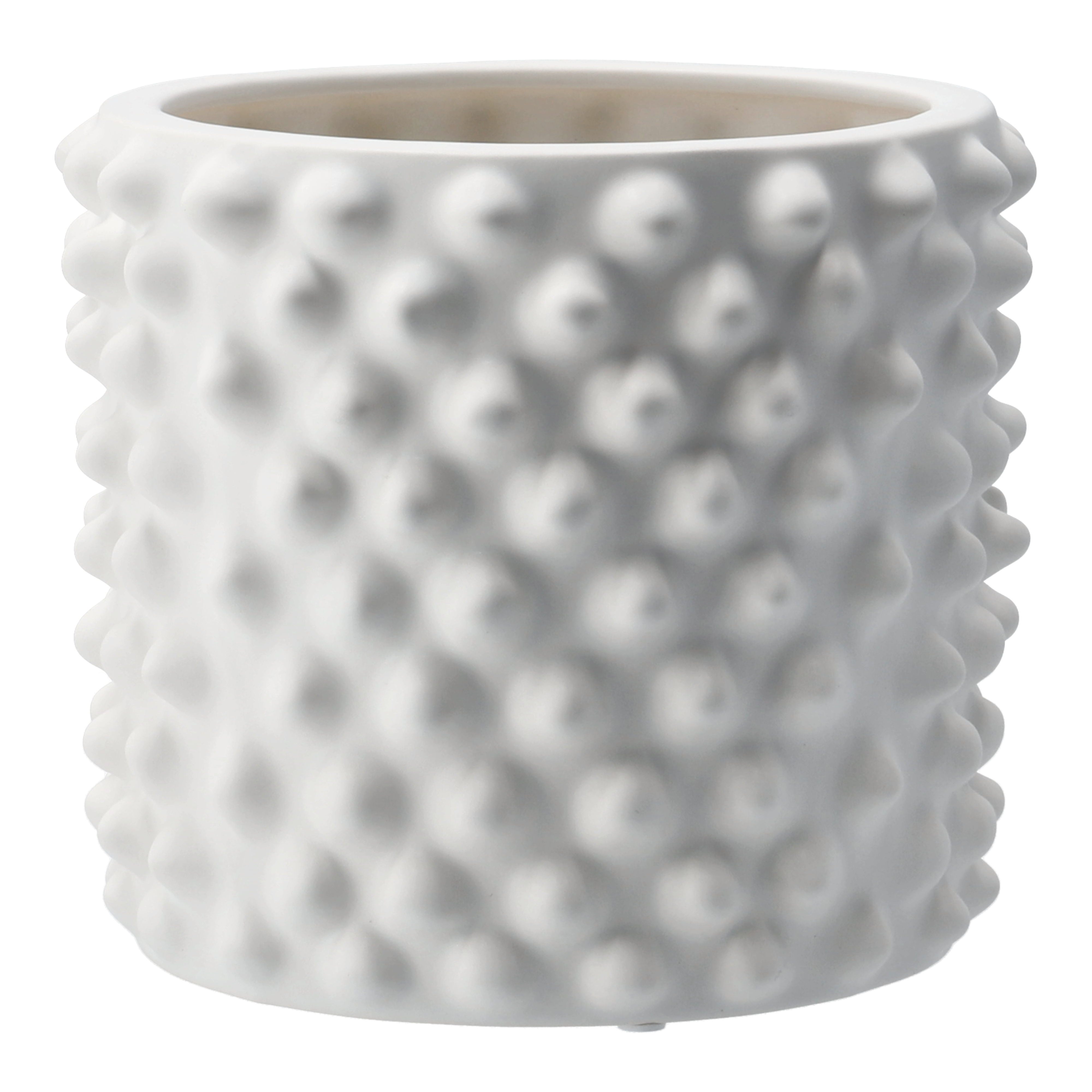 Cache-pot en céramique blanc mat Calm - Ø 16,5/17,5 x H 15 cm : Cache pots  AUTRES MARQUES maison - botanic®