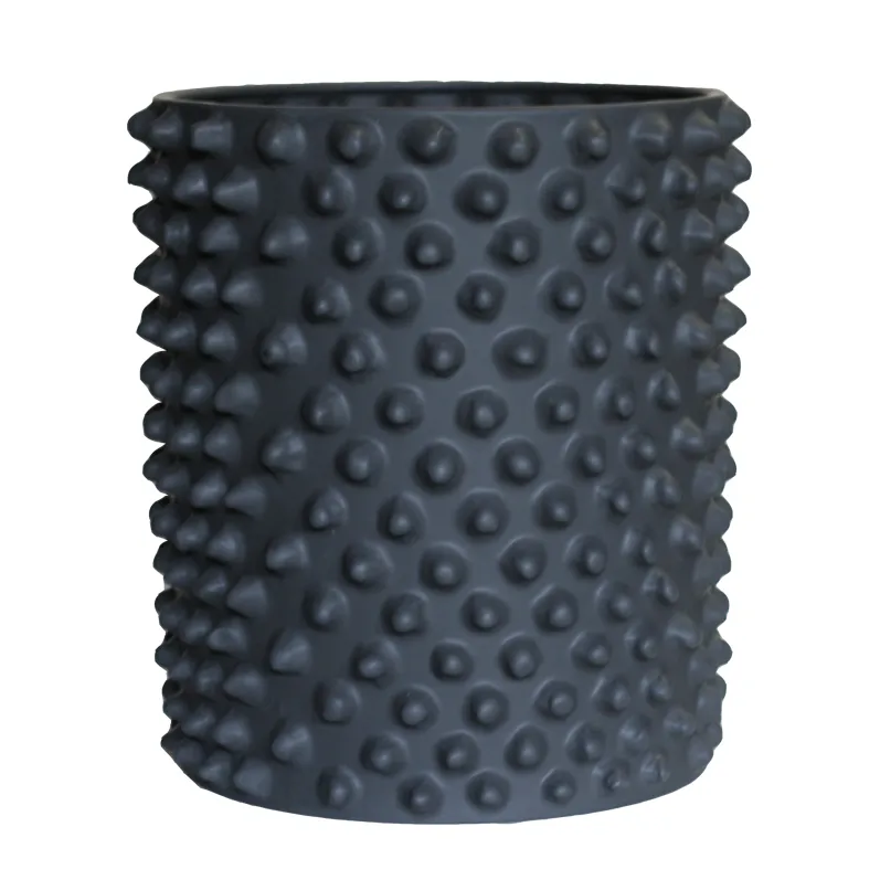 Cache-pot Cloudy gris foncé, grand DBKD