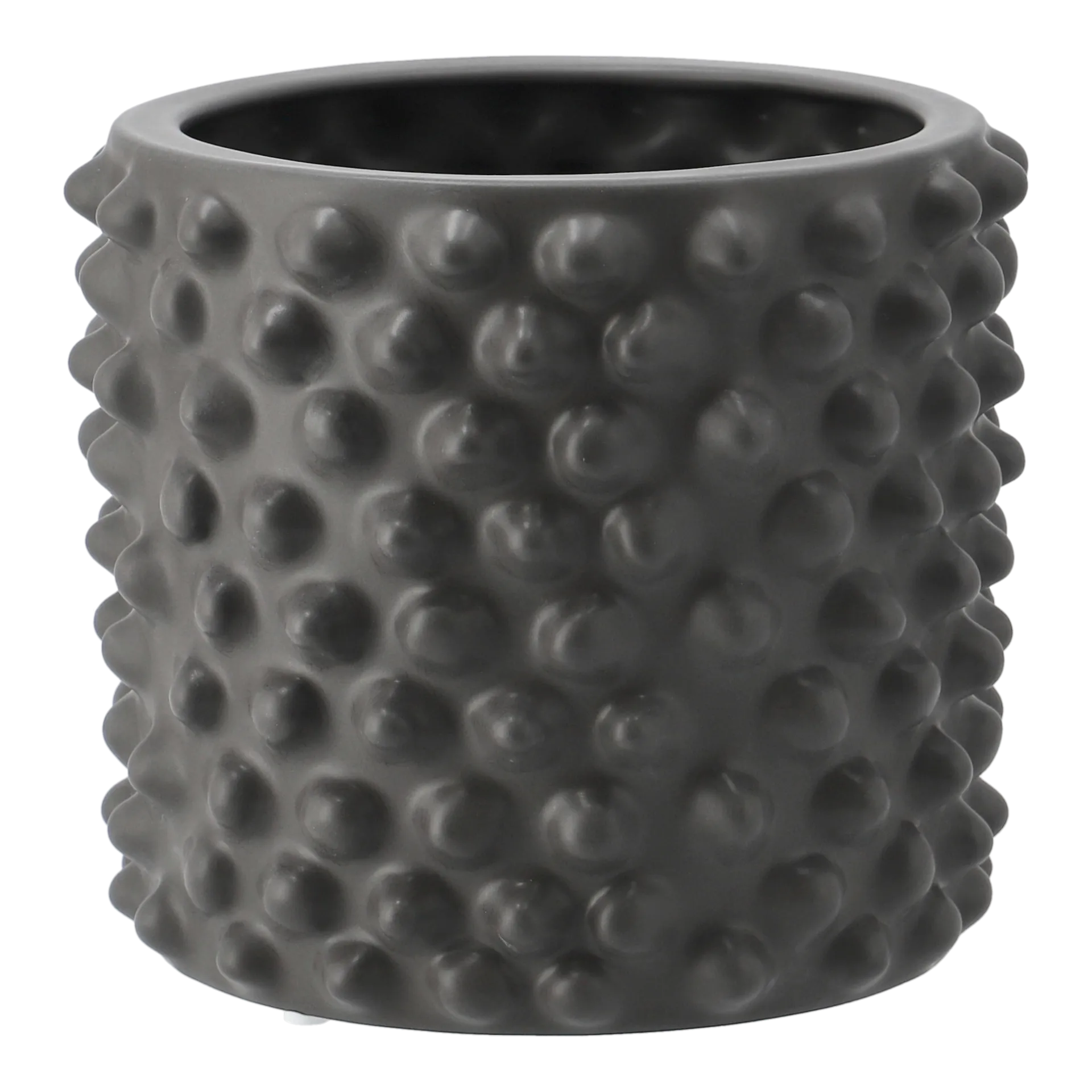 Cache-pot Cloudy gris foncé, petit, Ø 21 cm DBKD