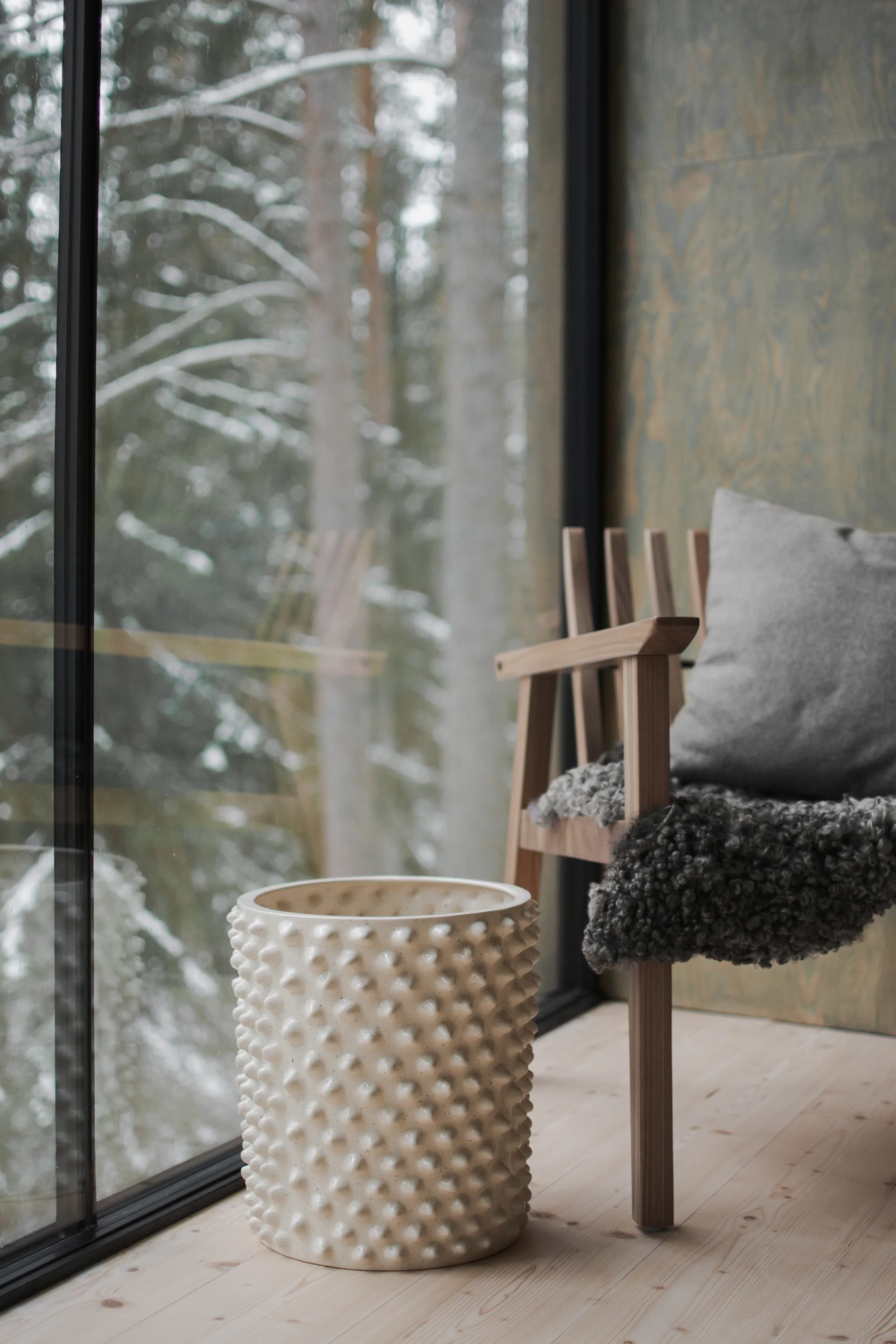 Cache-pot Cloudy vanilla, Large Ø 33 cm DBKD