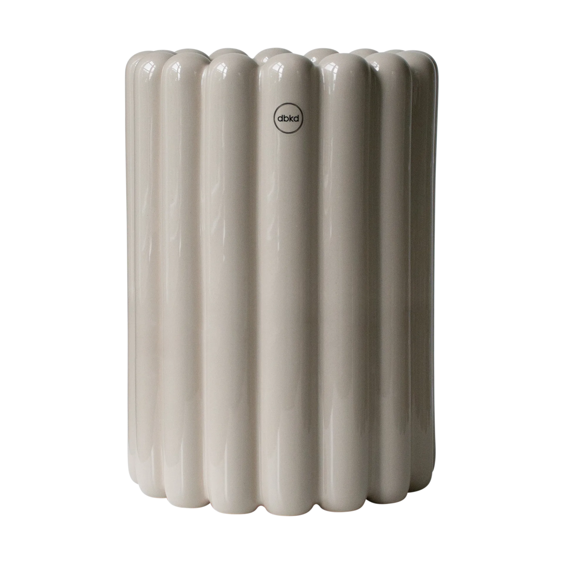 Cache-pot Mist grand Ø19x27 cm, Shiny mole DBKD