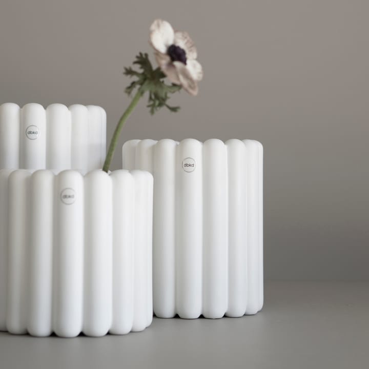 Cache-pot Mist moyen Ø19x23 cm, Blanc DBKD