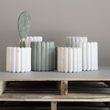 Cache-pot Mist petit Ø19x19 cm - Blanc - DBKD